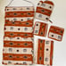 African Print Ankara Handmade Kitchen Apron, Oven Mitt, and Potholder Set