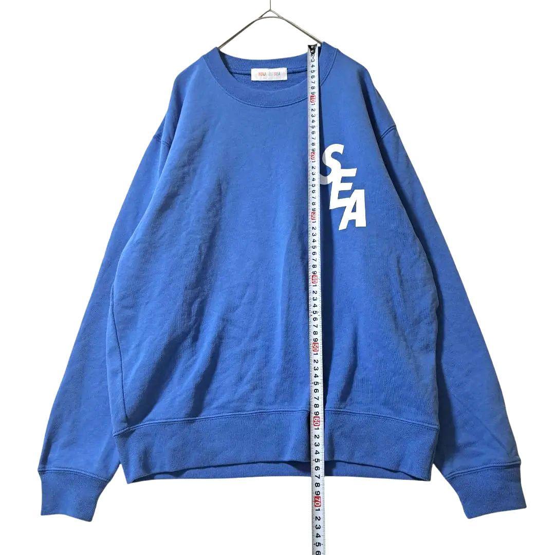 WINDANDSEA (YOUANDSEA) Big Logo Cotton 100% Blue