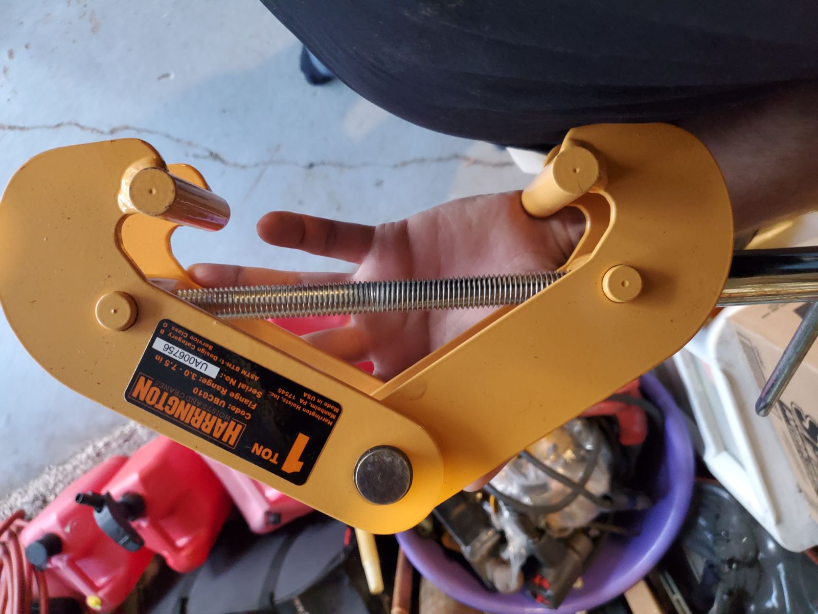 I beam clamp