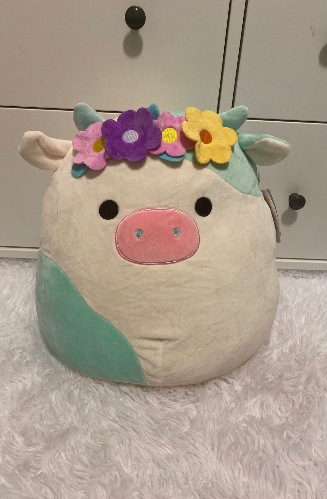 Squishmallow Belana with Flower Crown