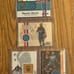 Sick 10 card lot of Charlotte Hornets Game Used Memorabilia Cards