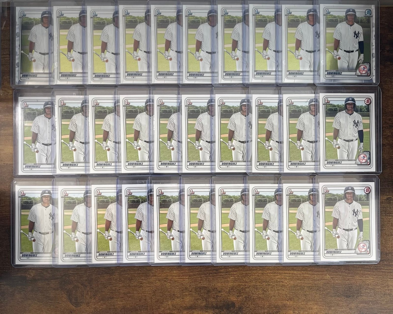 Jasson Dominguez 1st Bowman Yankees Investor Lot