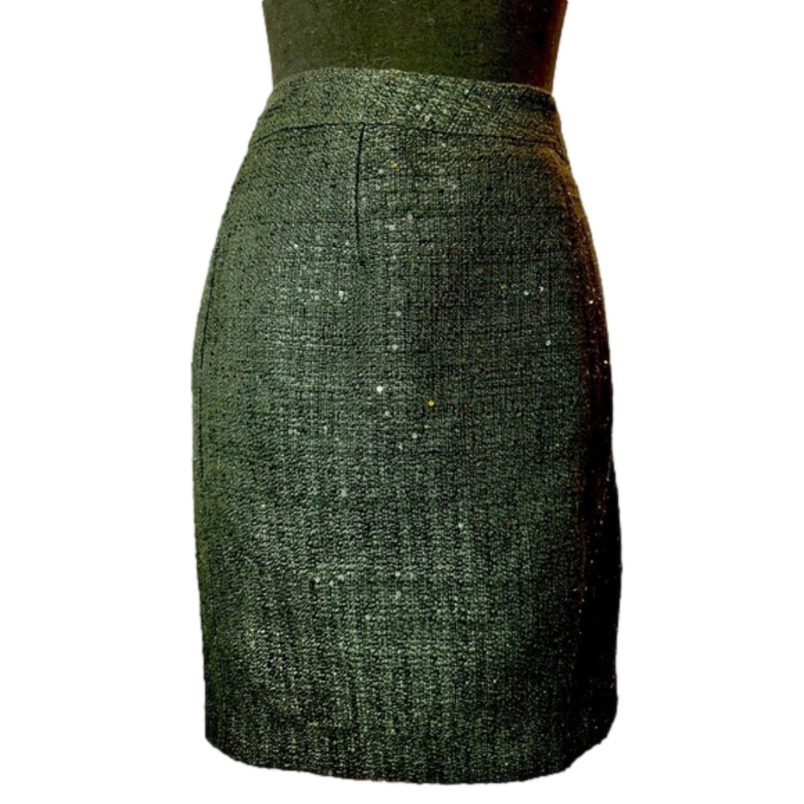 Anne Klein Black Sparkle Skirt | Sz 10 | Brand New with Tags