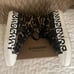 Burberry canvas animal print sneakers