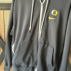 Men's Nike Black Oregon Ducks jacket/pant set