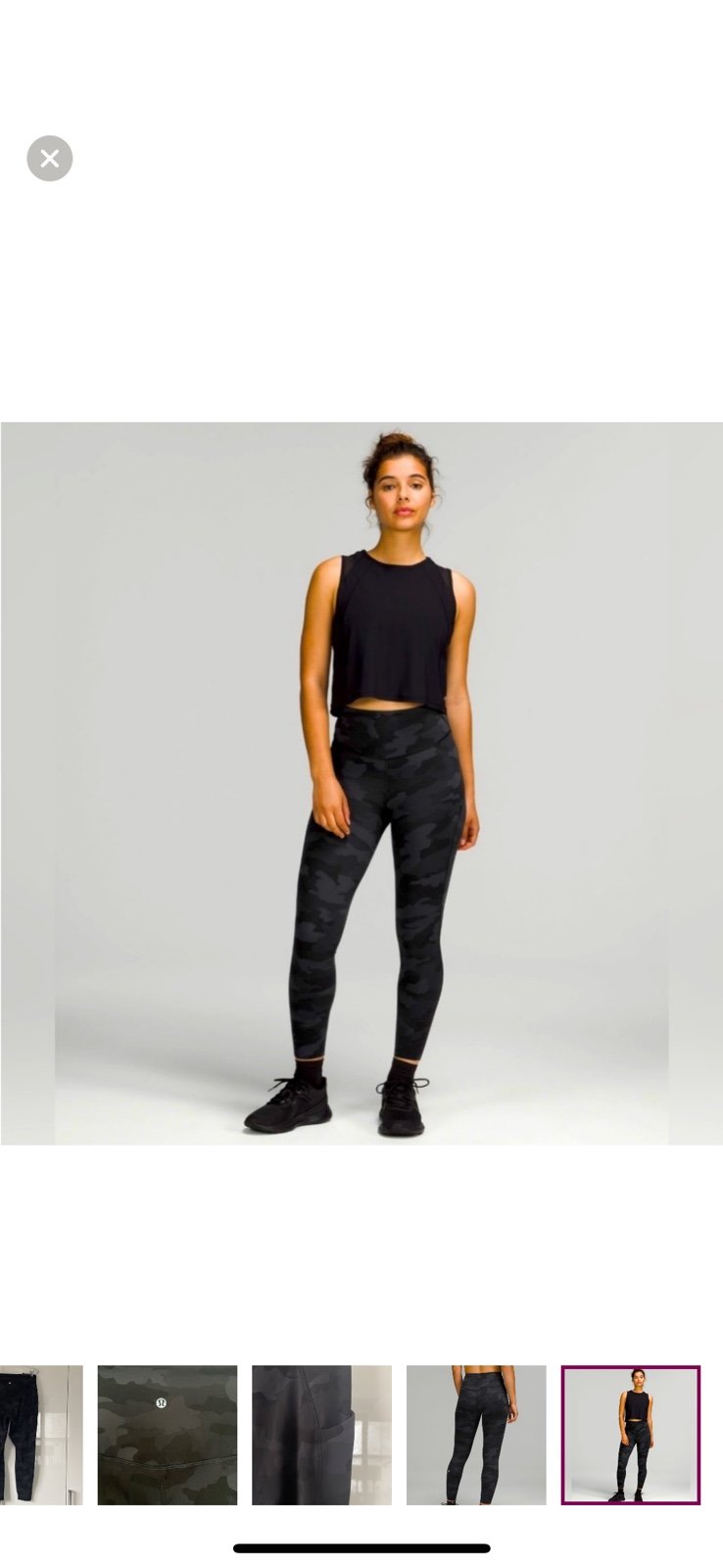 NWT Lululemon Align HR Pant 25” w/Pockets Color-Heritage 365 Camo Dark Size 6
