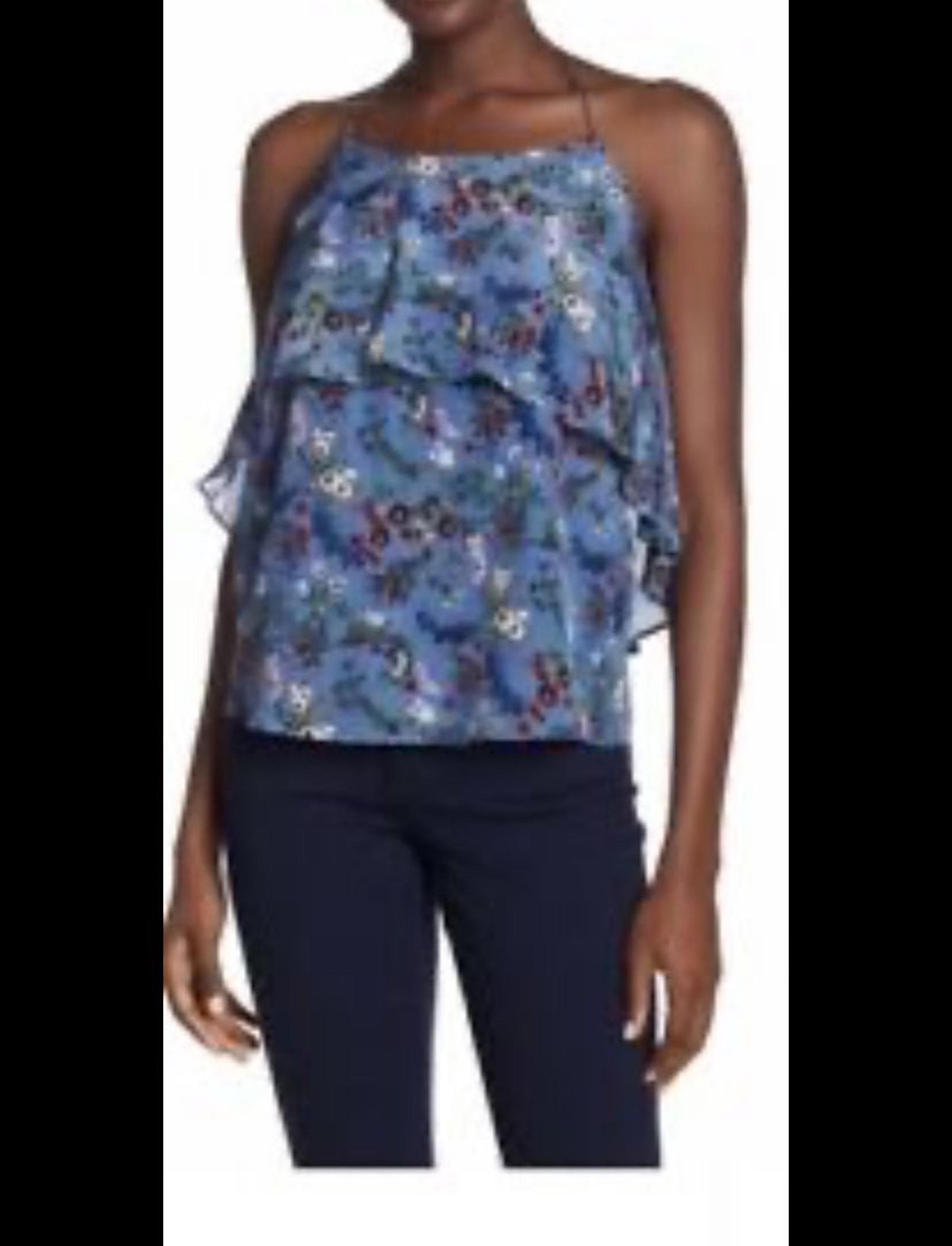 Alice + Olivia Floral Halter Top.
