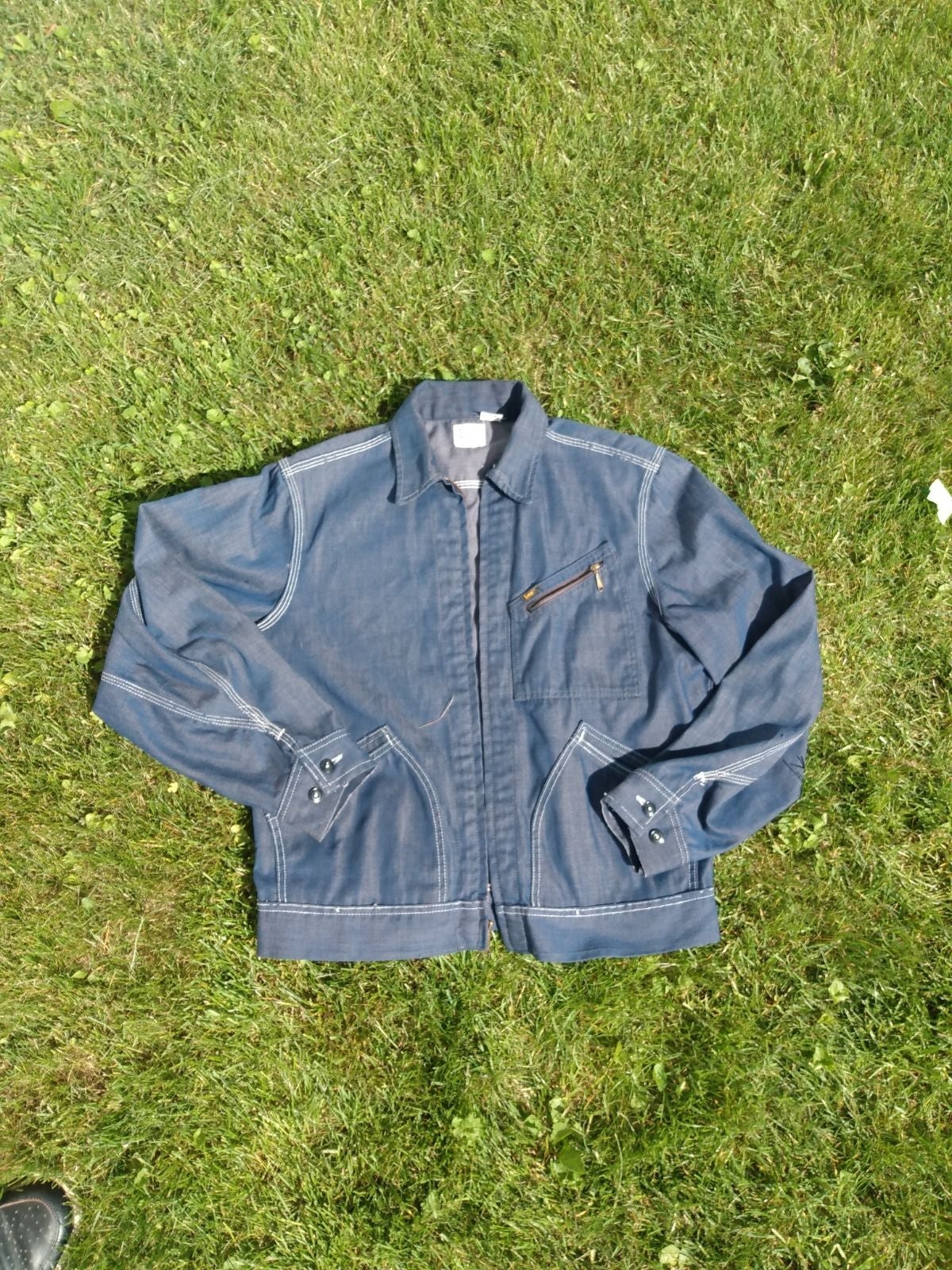 Vintage lee denim jacket union made