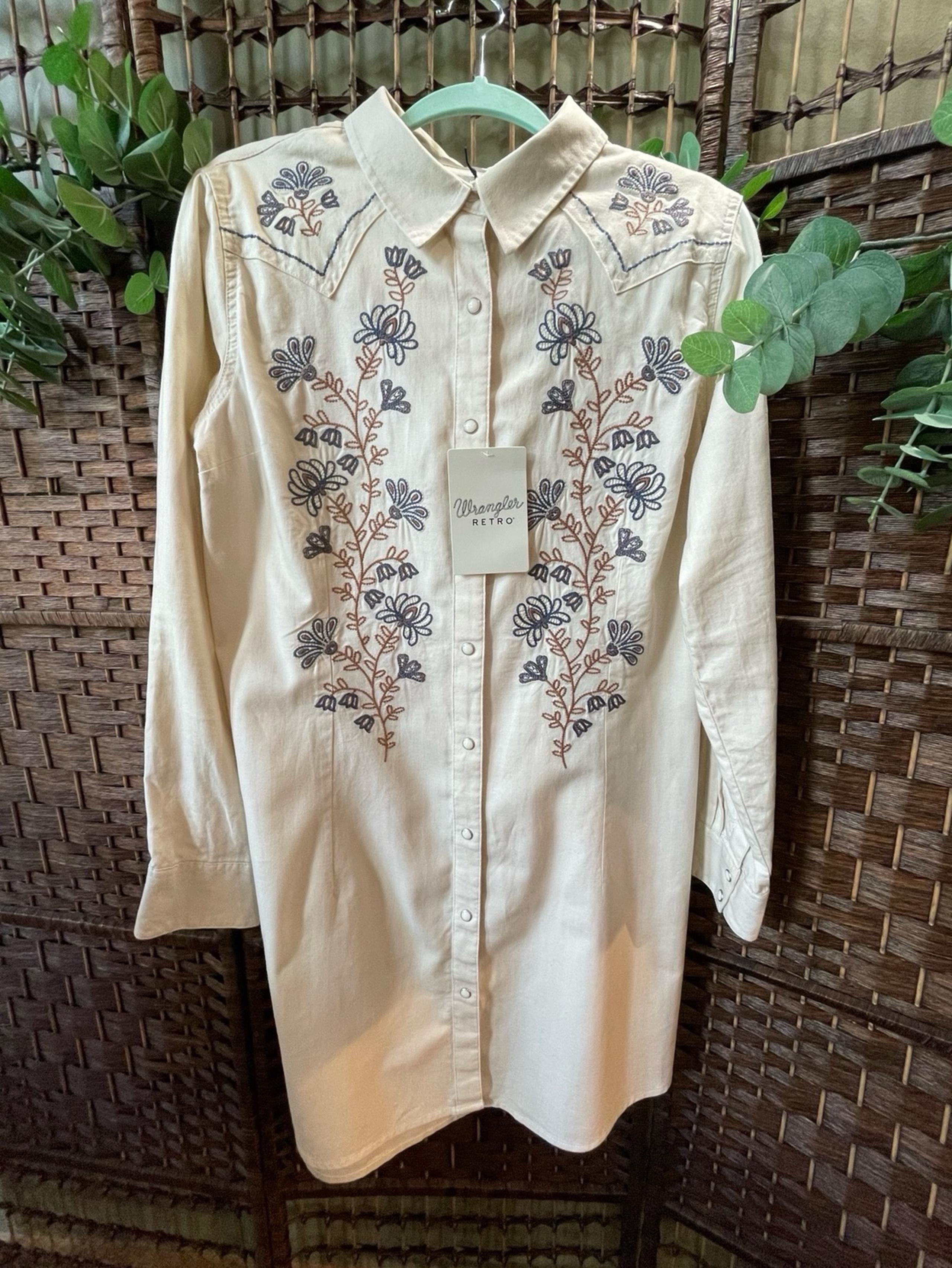 Wrangler Western Shirt Dress size Large