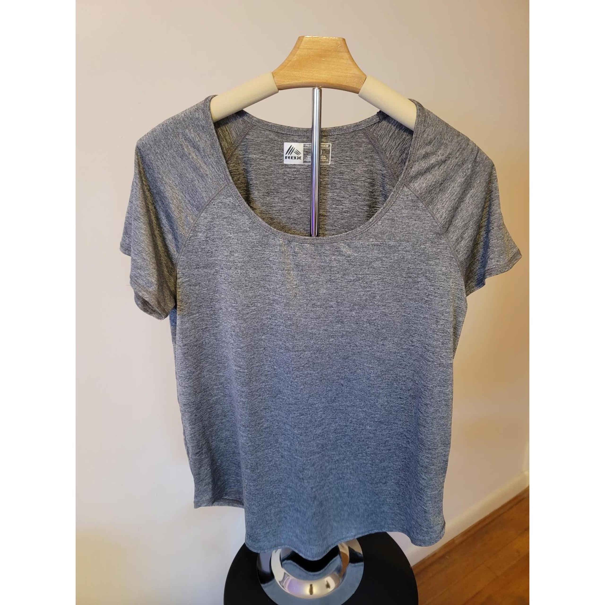 RBX Gray Athletic Gray Short Sleeve Shirt Medium