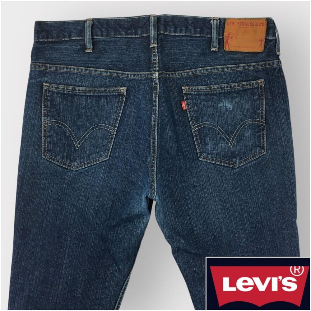 Vintage Levi's Premium Jeans Mens Size 36x34 Austin Boot Cut Low Rise Denim Y2K