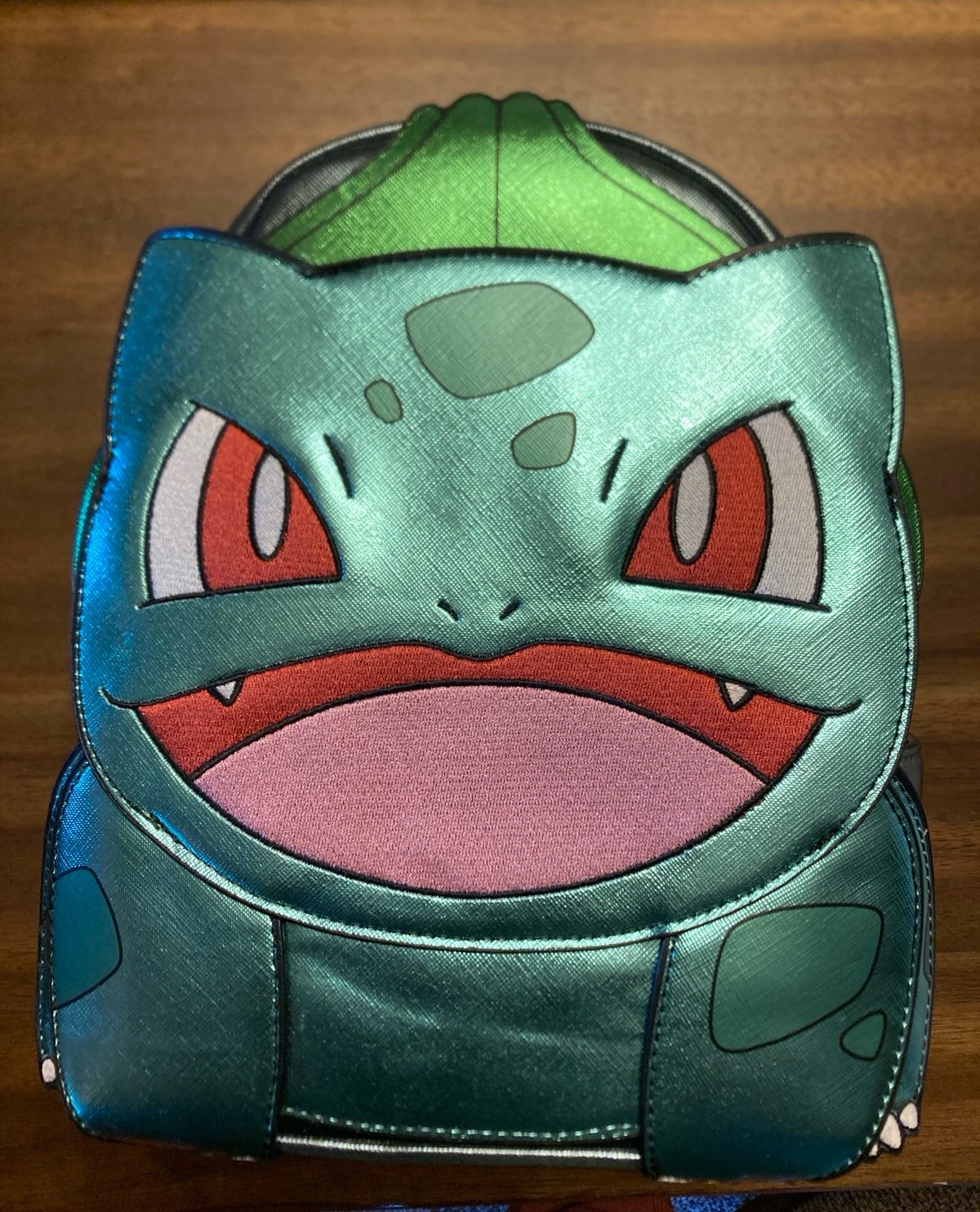 Loungefly Pokemon Bulbasaur Metallic Mini Backpack NEW