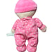 Carters Child of Mine Hearts My 1st First Doll Plush Pink Baby Rattle Crunch