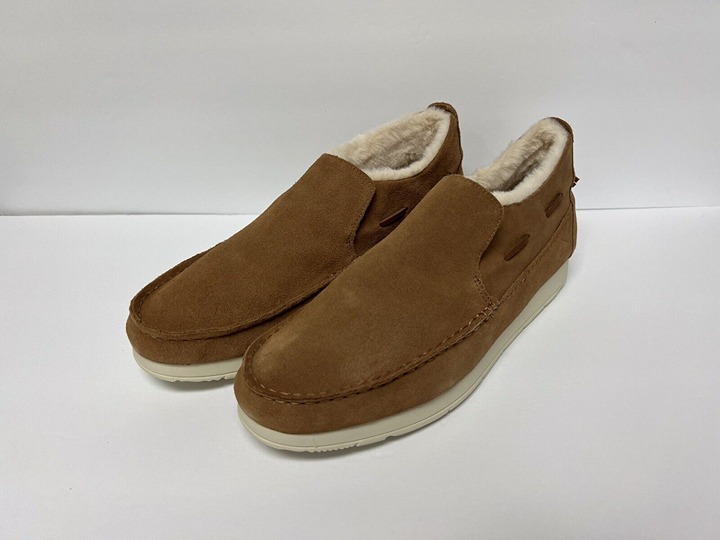 SPERRY Men's Moc-Sider in Suede Tan 11M