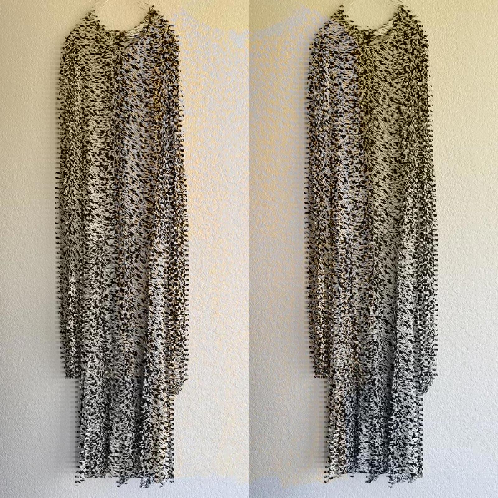 & OTHER STORIES leopard shift dress