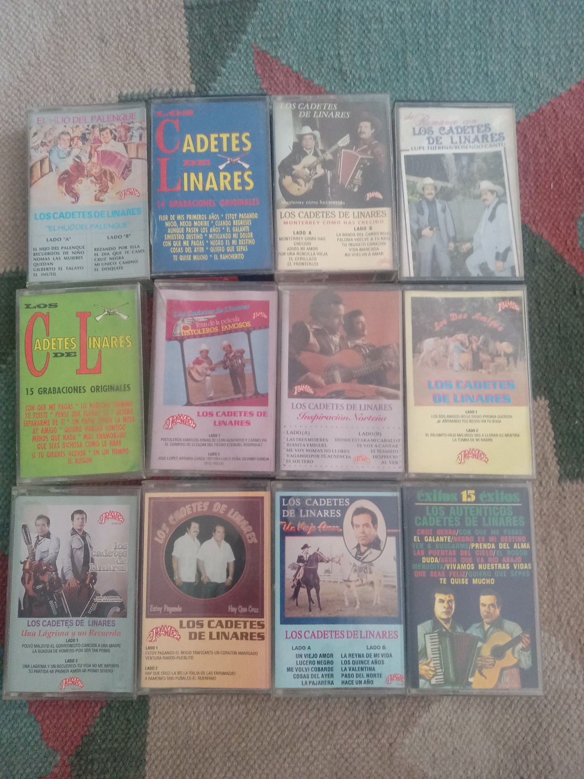 LOS CADETES DE LINARES CASSETTE LOT