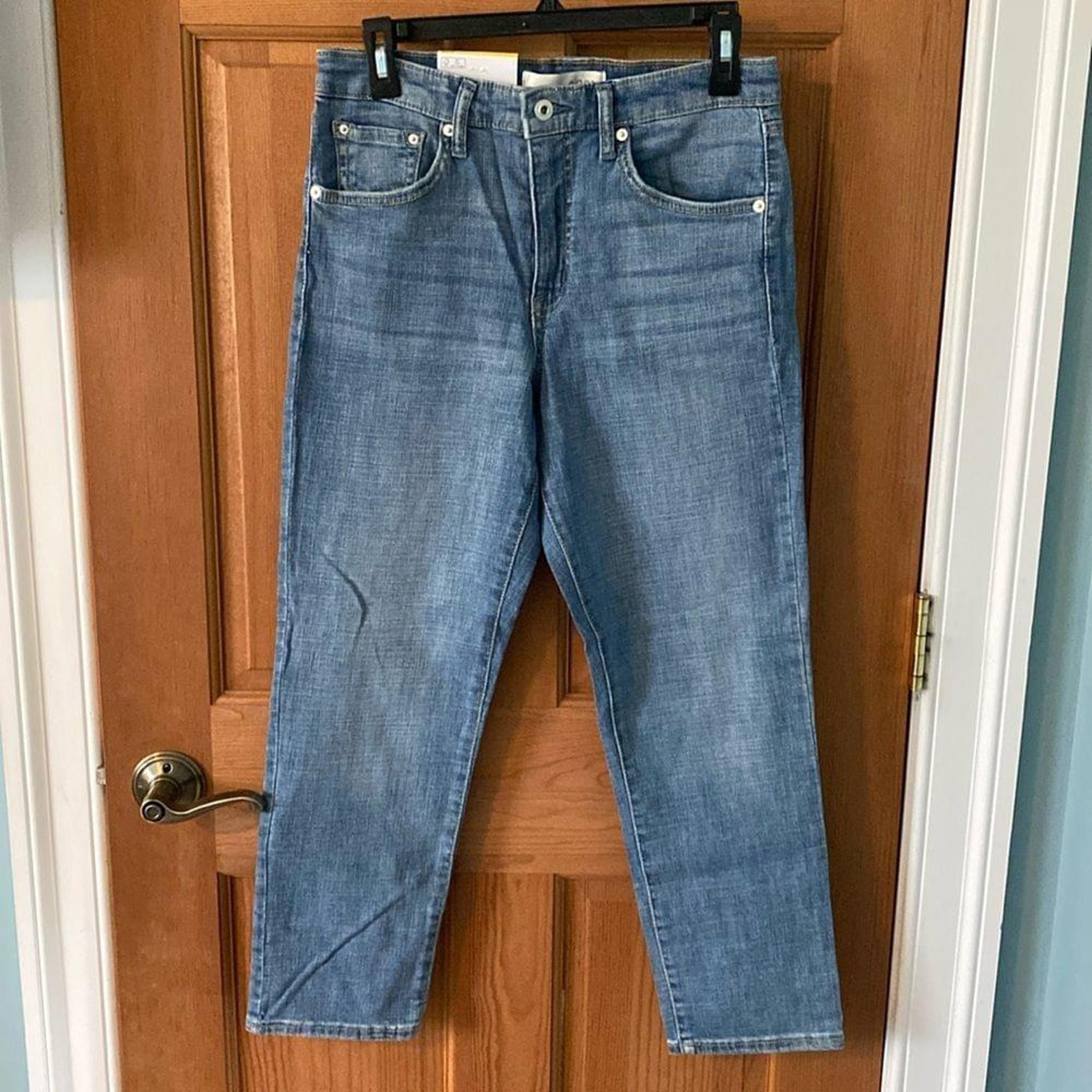 Ella Moss size 6/28 new with tag women's high waist straight leg ankle jeans