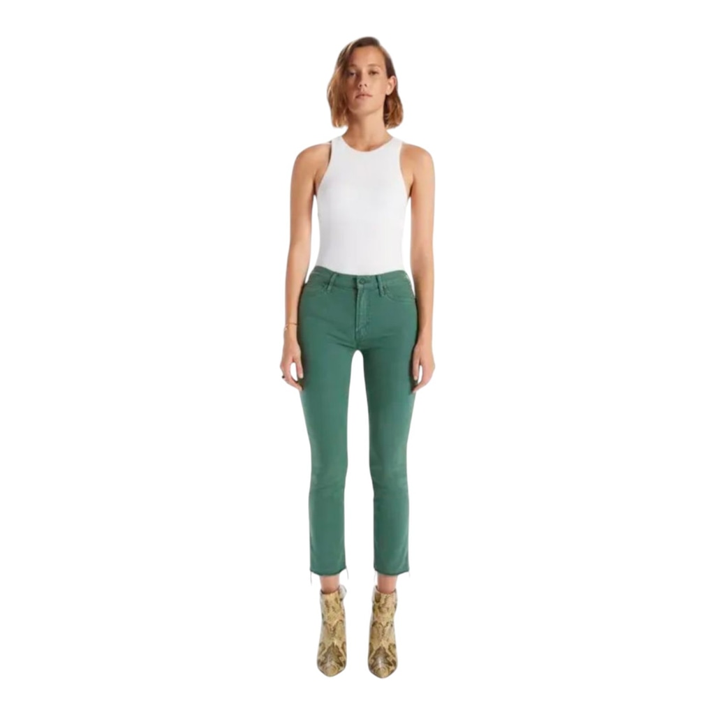 Mother The Rascal Ankle Snippet Fray Women's Jeans in So Far Gone Size 25