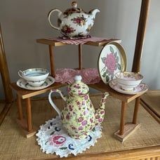 Chintz Floral fine bone china teapots cup and saucer romantic teaware lot