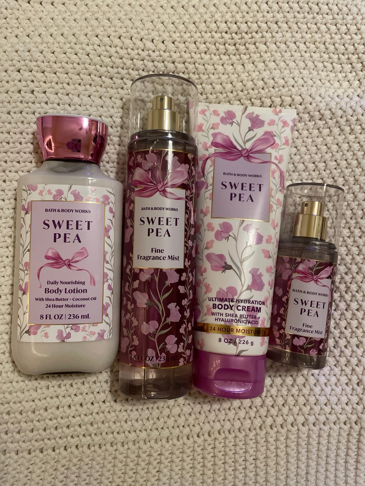 Bath&BodyWorks Sweet Pea Collection