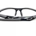 Oakley 12-839 Black Half Rim Wrap Sunglasses Frames 60-20 135 Designer Sports