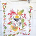 RARE Vintage MCM Kitschy Cookout Lobster Shish Kabob Cotton Adult Bibs/ Set of 4