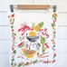 RARE Vintage MCM Kitschy Cookout Lobster Shish Kabob Cotton Adult Bibs/ Set of 4