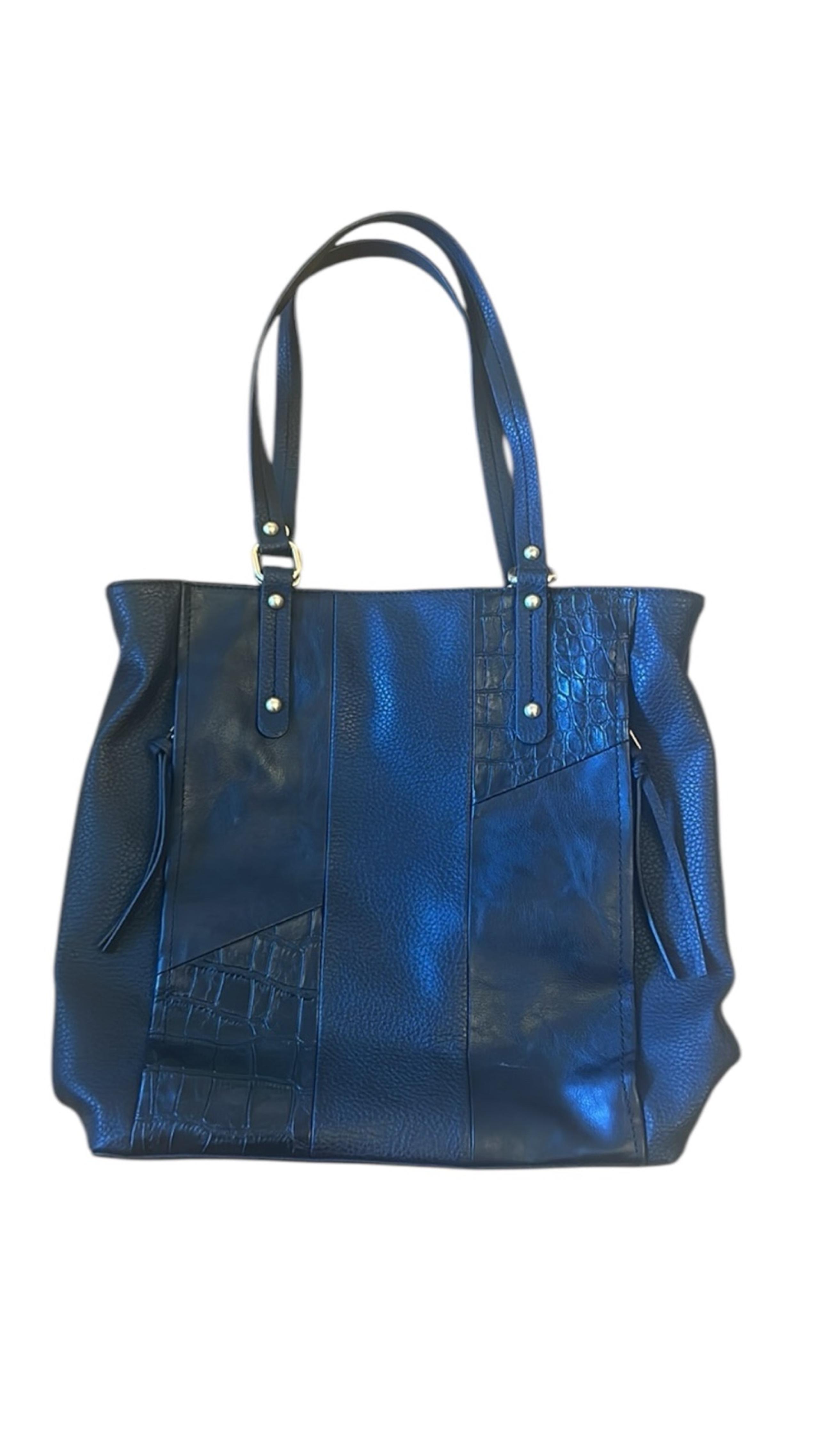 Relic by Fossil Noelle Black Vegan Leather Tote
