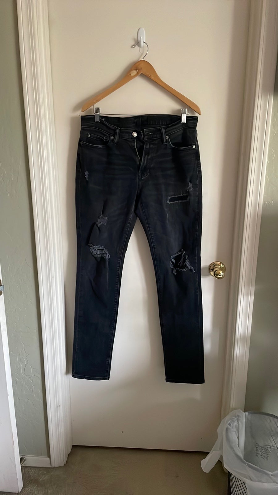 Abercrombie Rustin Athletic Skinny Stretch Jeans Mens Size: 32w 34L Like new n