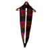 Lemlem NWOT Black Copper Orange Hot Pink Infinity Winter Scarf