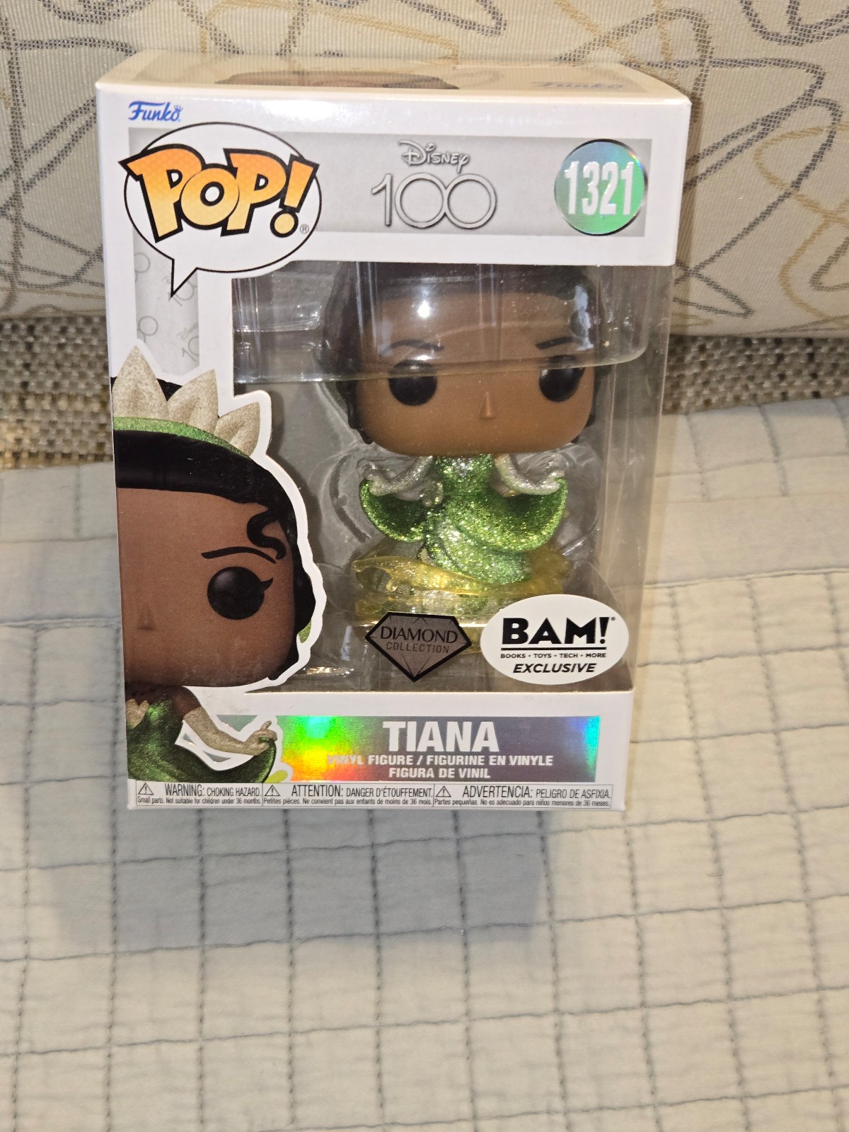 Disney Princess Tiana EXCLUSIVE DIAMOND VAULTED Funko Pop