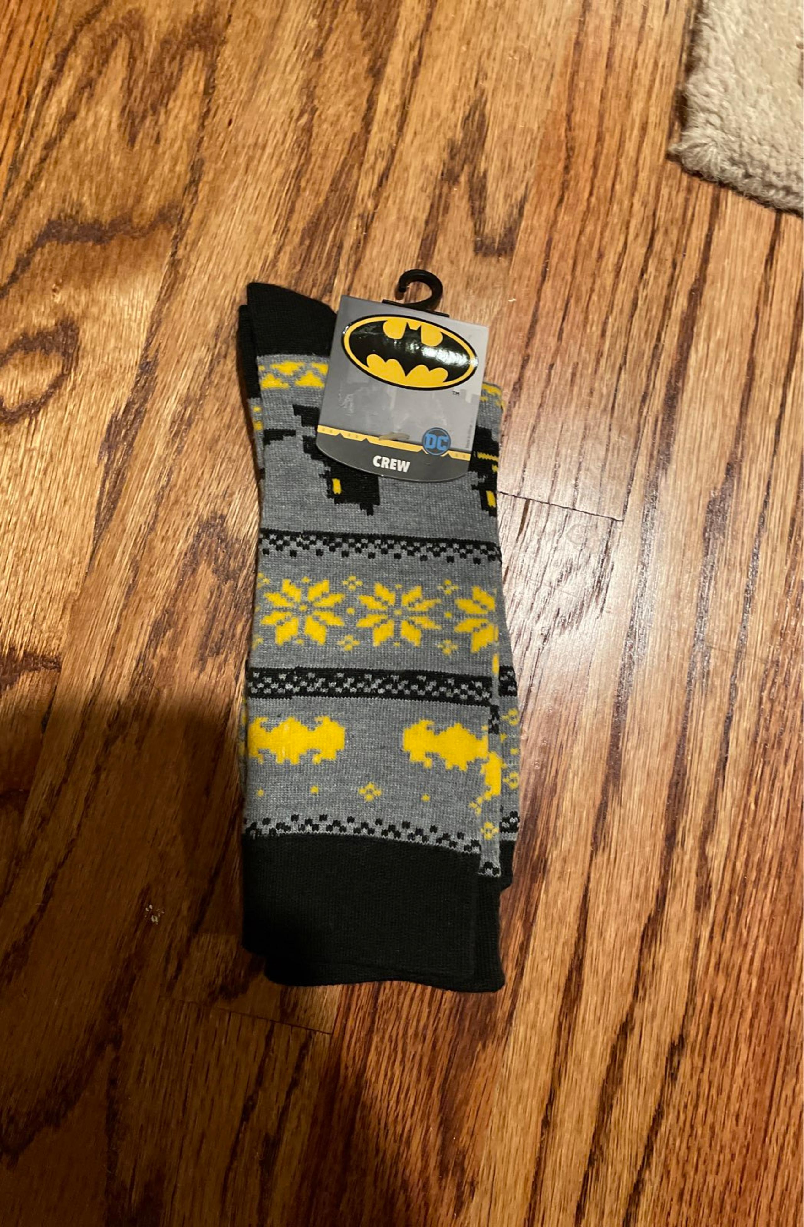 Batman holiday crew Socks