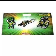 3 Power Rangers Pins Signing Event Exclusive Ltd 100 Pieces Pinotaku New Card