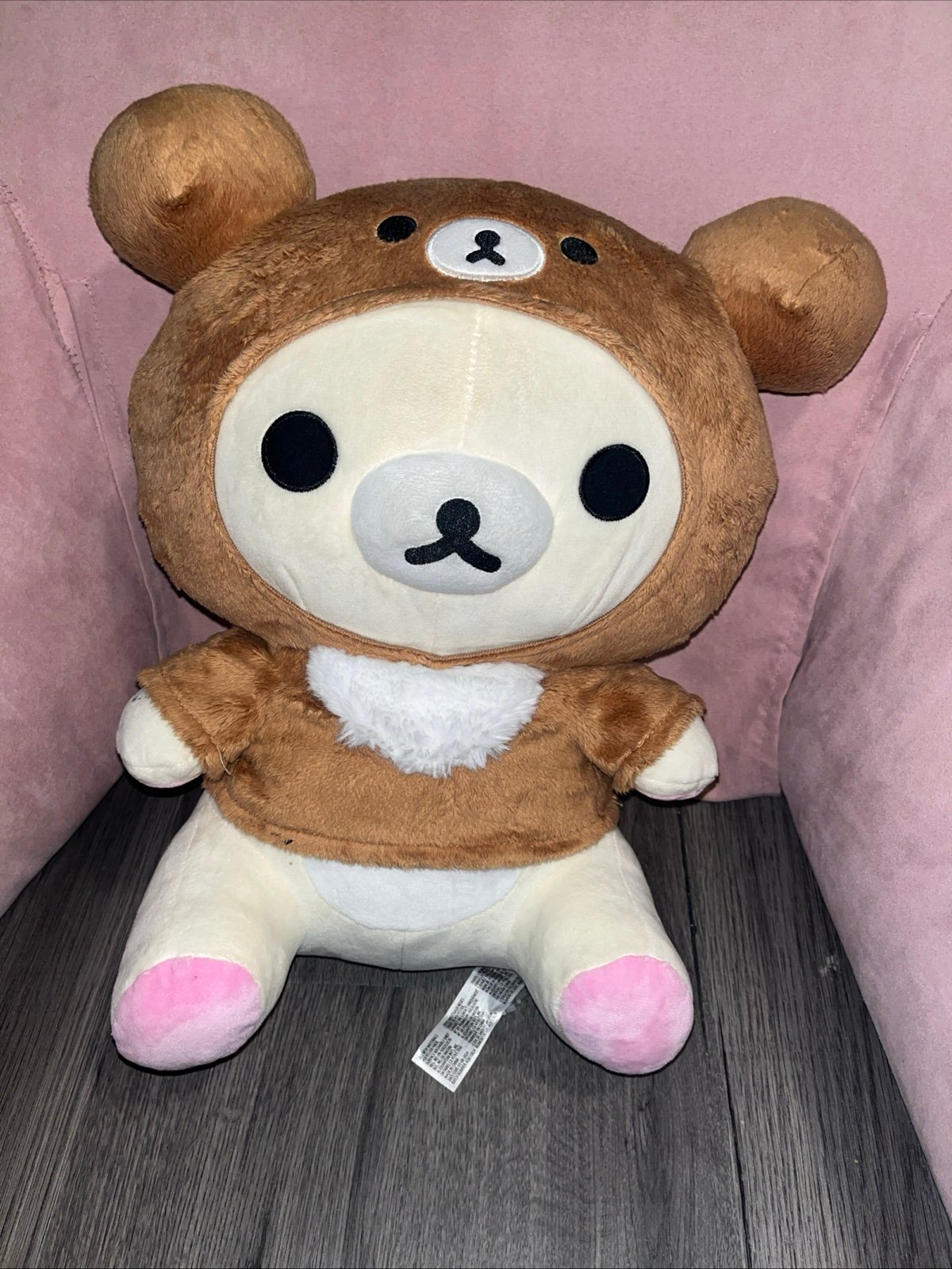 San-X Rilakkuma Korilakkuma Plush Soft Stuffed DOll White Bear Brown Costume