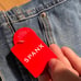 NWT Spanx seamed front wide leg jeans