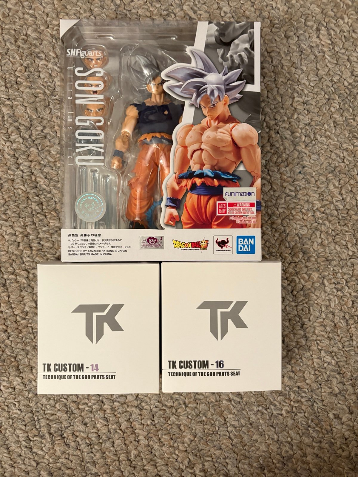 SH Figuarts UI/MUI Goku bundle