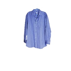 Peter Millar size XXL men's shirt purple plaid cotton long sleeves golf, office