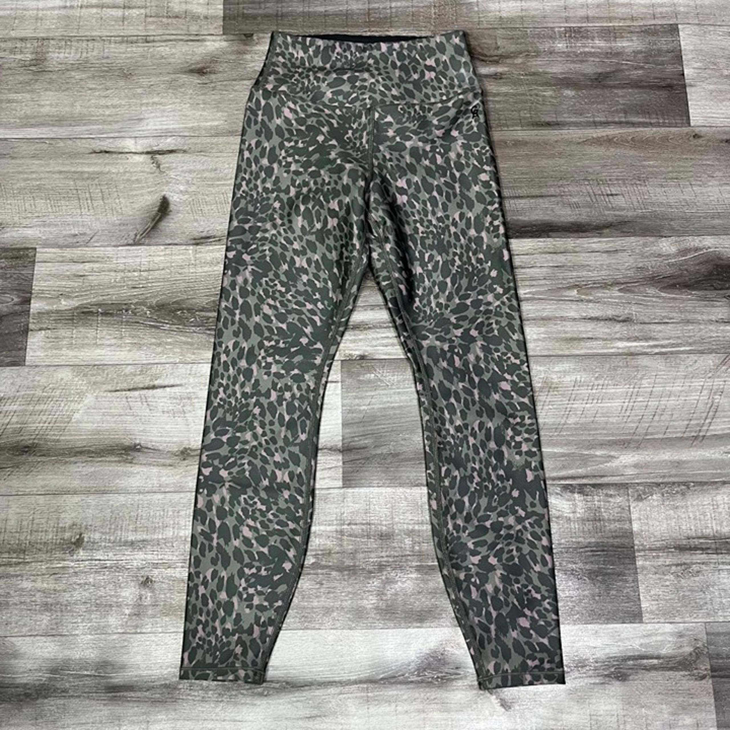 Good American Athletic High Rise Leopard Print Yoga Pants Women’s Size 1 (S)