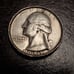 1953 D silver quarter Error