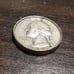 1953 D silver quarter Error