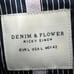 DENIM & FLOWER Men’s NWT Short Sleeve Button Front Viscose Shirt L Preppy Y2K