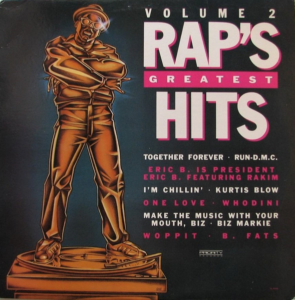 Various – Rap's Greatest Hits Volume 2 Record Album LP Vinyl 1987