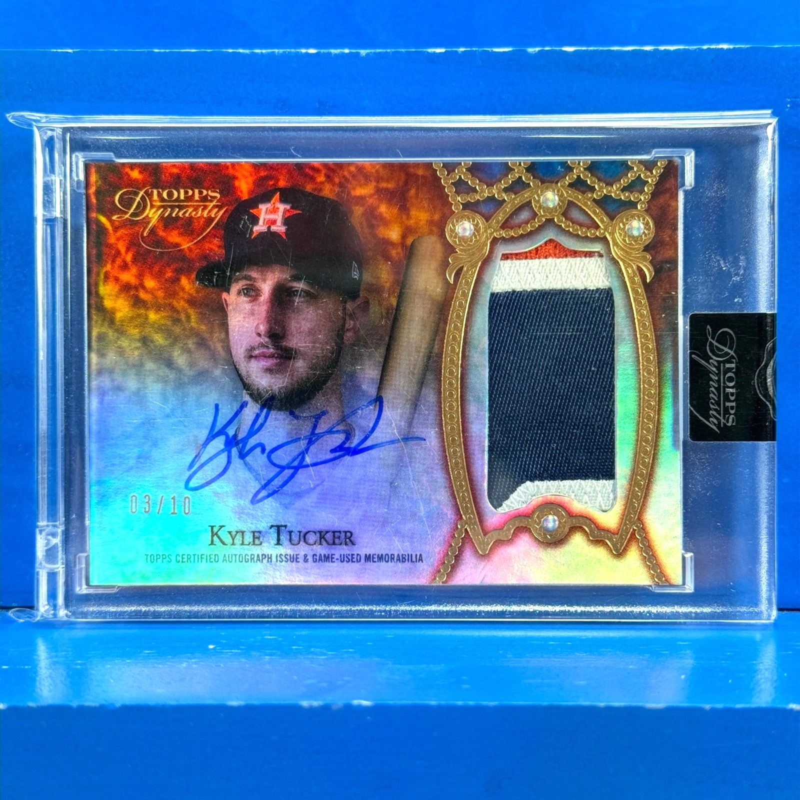 KYLE TUCKER 2022 Topps Dynasty Game Used Jersey Patch Autograph SSP /10 Auto