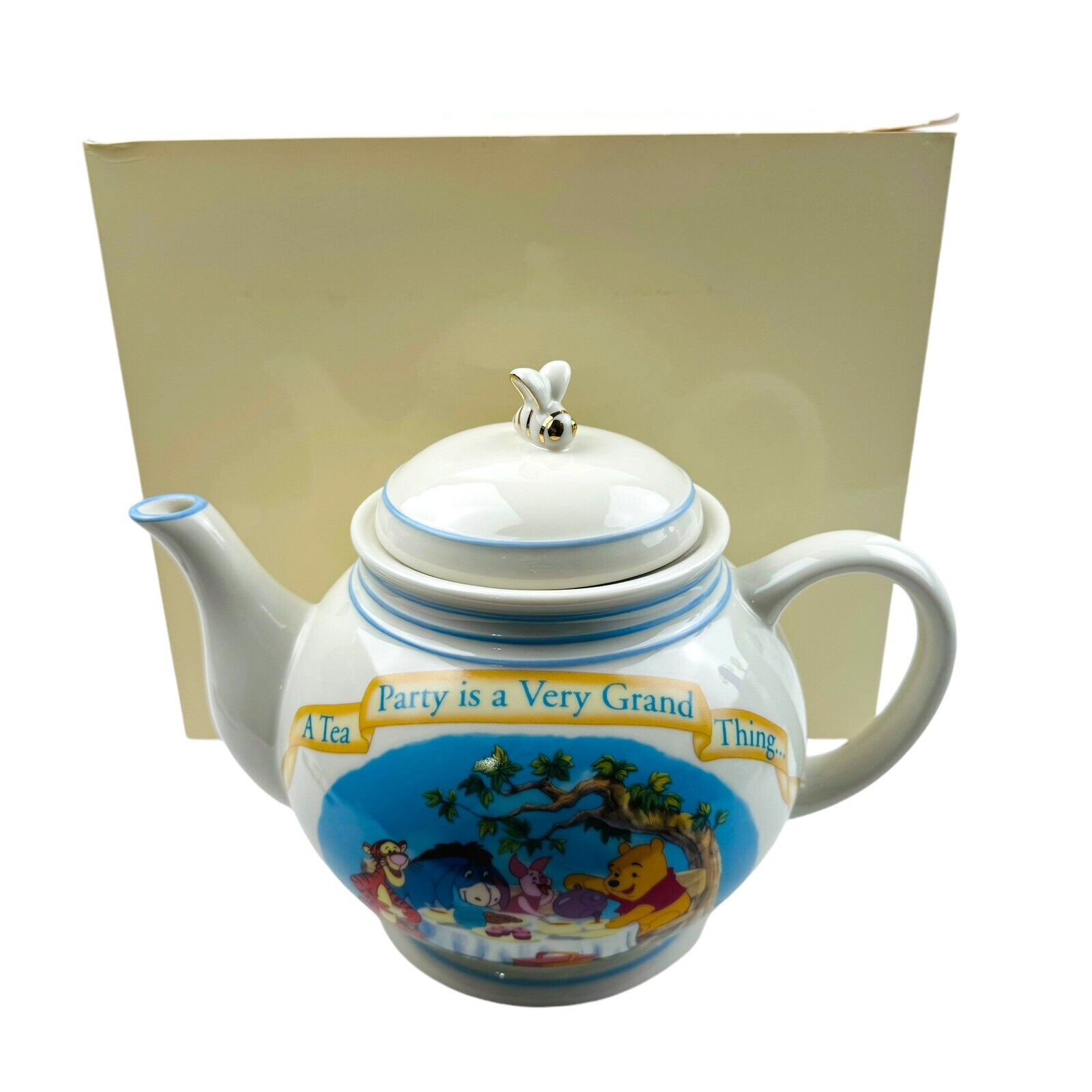 Lenox Disney Poohs Pantry Teapot A Tea Party Is A Very Grand Thing NIB