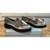 Seychelles Final Call Velvet Loafer Taupe Greige Size 9.5/10 NIB Leather Sleek