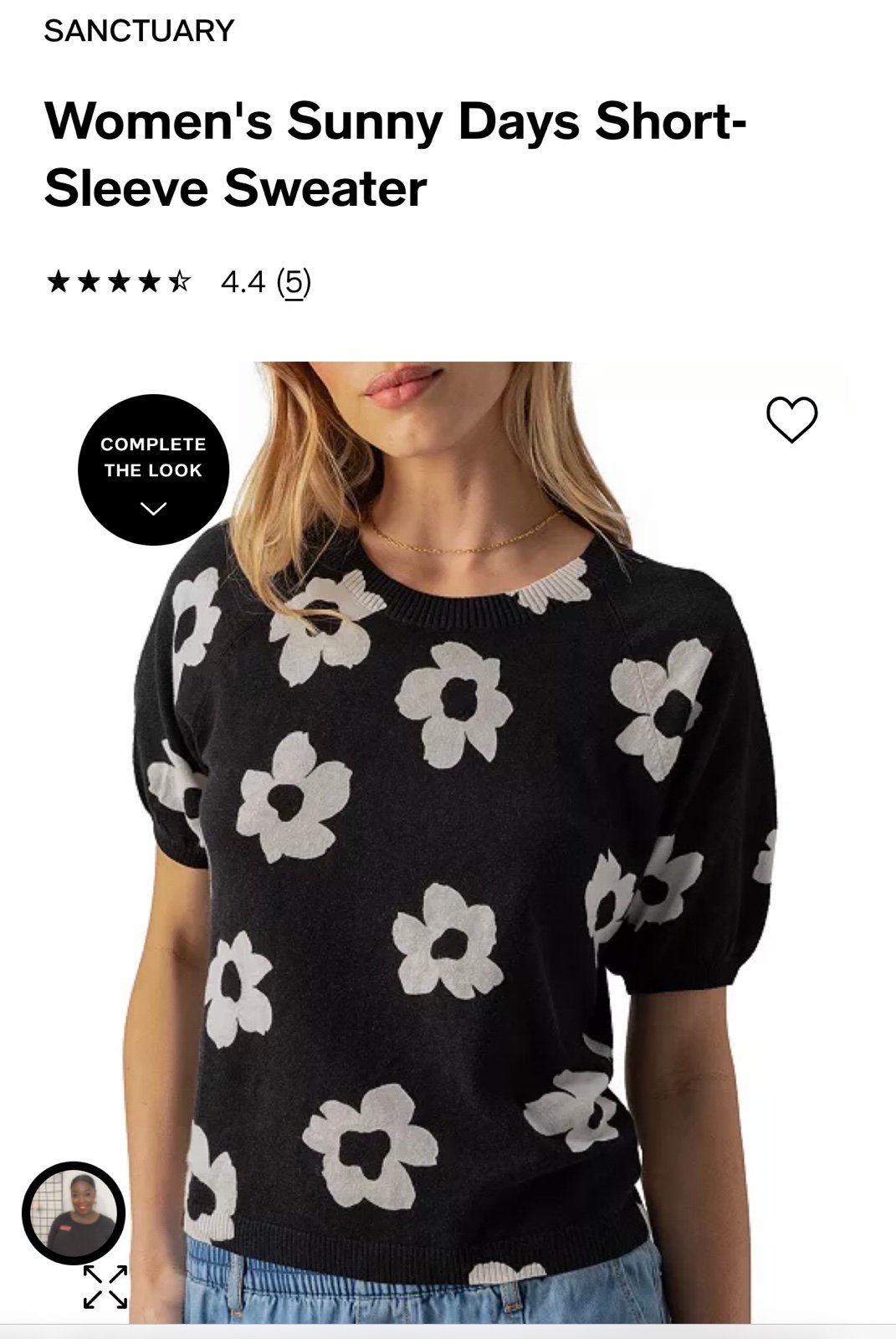 SANCTUARY Women's Sunny Days Short-Sleeve Sweater