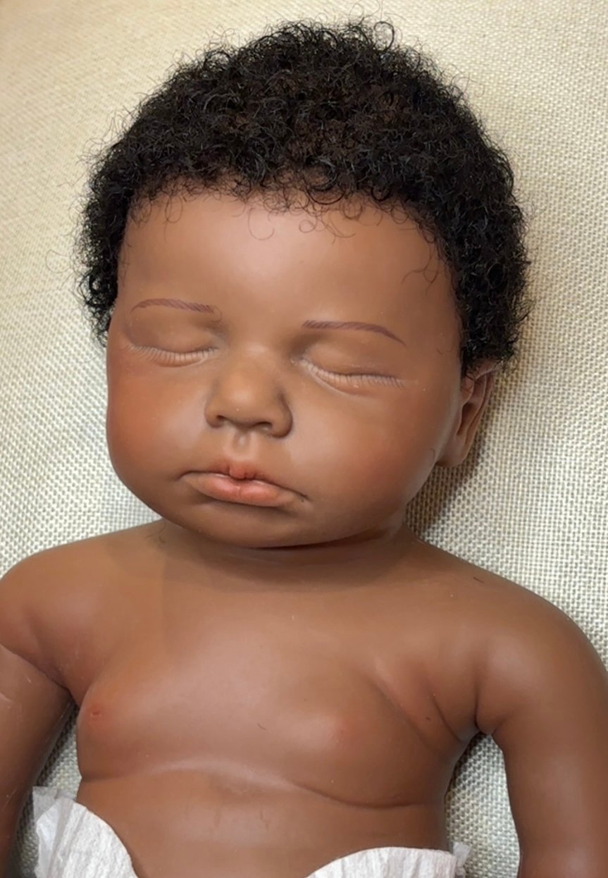 Ethnic Full Silicone Body Girl Reborn Baby Doll
