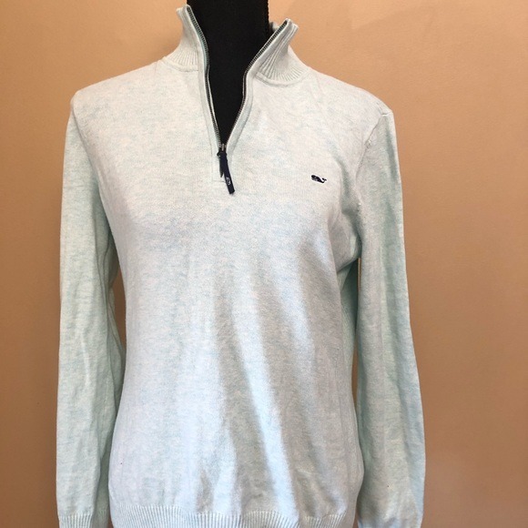 Vineyard Vines light blue 1/4 zip