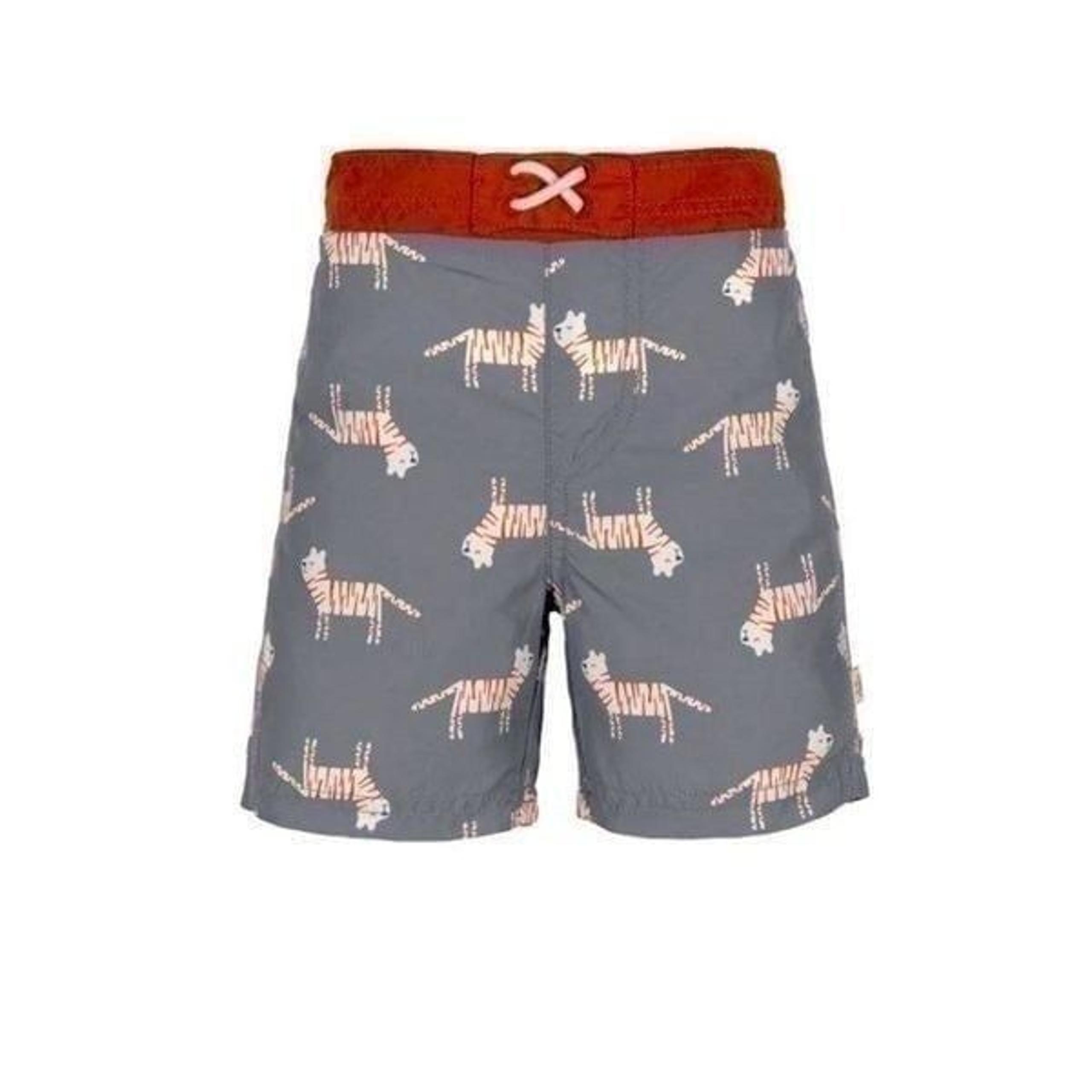 Lassig Board Shorts - Tiger/Grey,  NWOT, 7-12 months