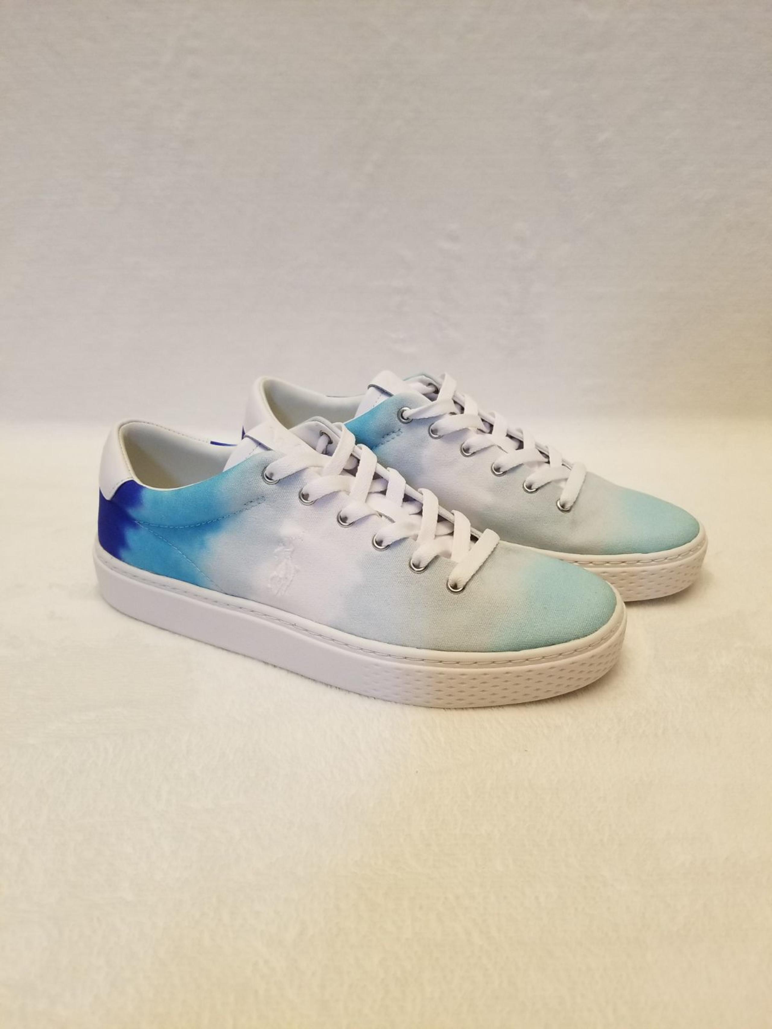 Wmns sz 7 Ralph Lauren Polo Tie Dye casual sneaker